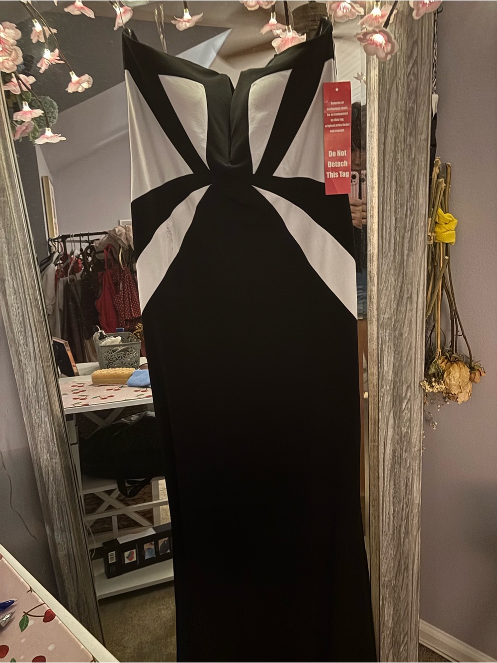 Black & White Gorgeous Evening Gown